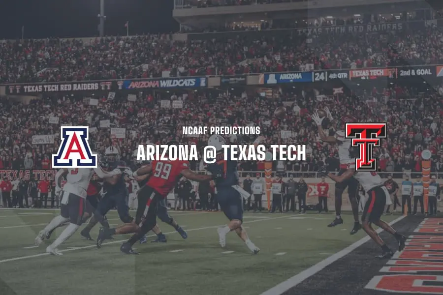 Arizona @ Texas Tech NCAAF Tips