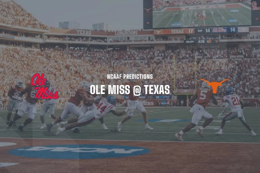 Ole Miss @ Texas NCAAF Tips