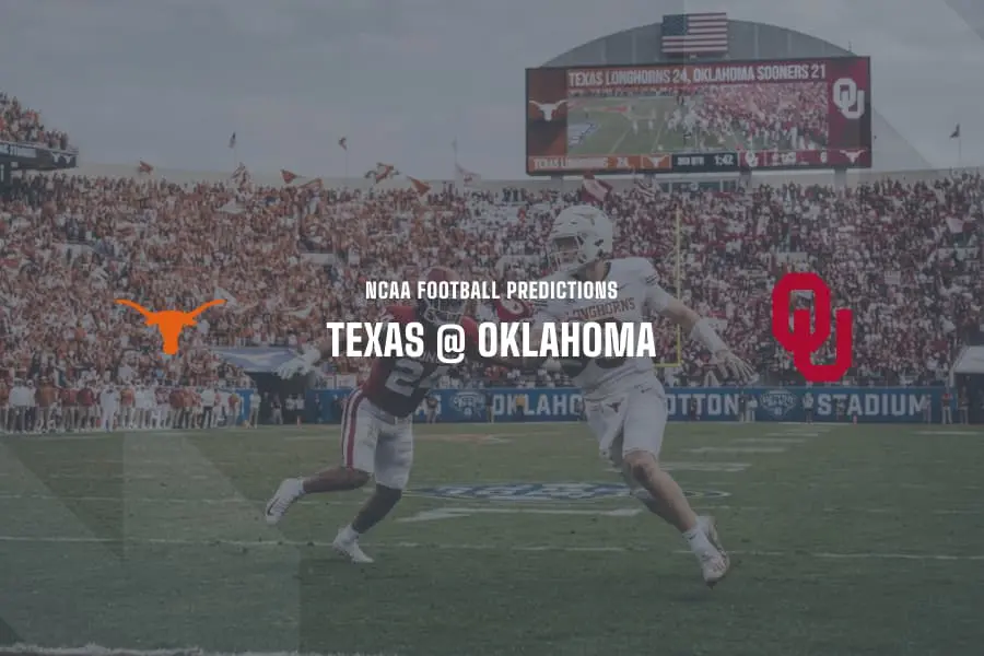Texas @ Oklahoma NCAAF Tips